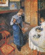 Camille Pissarro The Little country maid painting